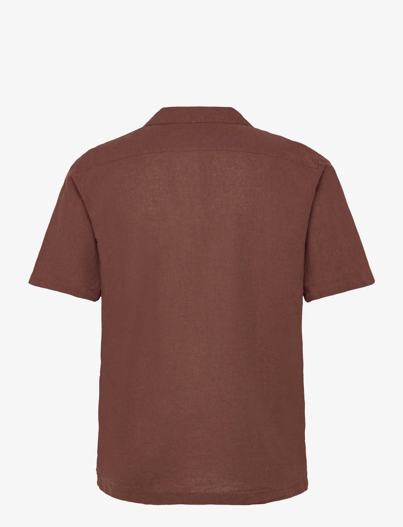 Lindbergh - Casual linen blend resort S/S - kortærmede skjorter - cacao - 2