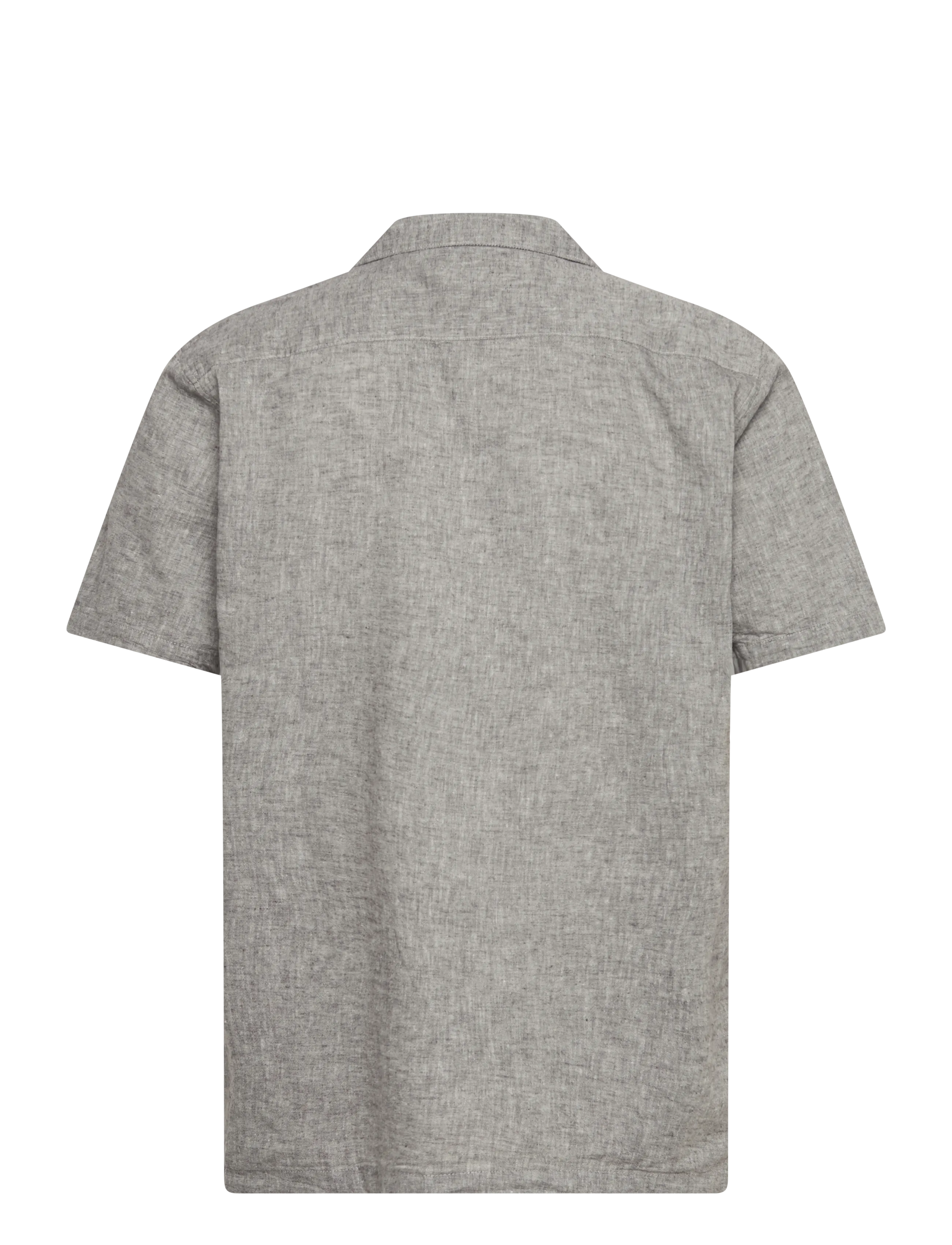 Lindbergh - Casual linen blend resort S/S - short-sleeved shirts - dusty grey - 2