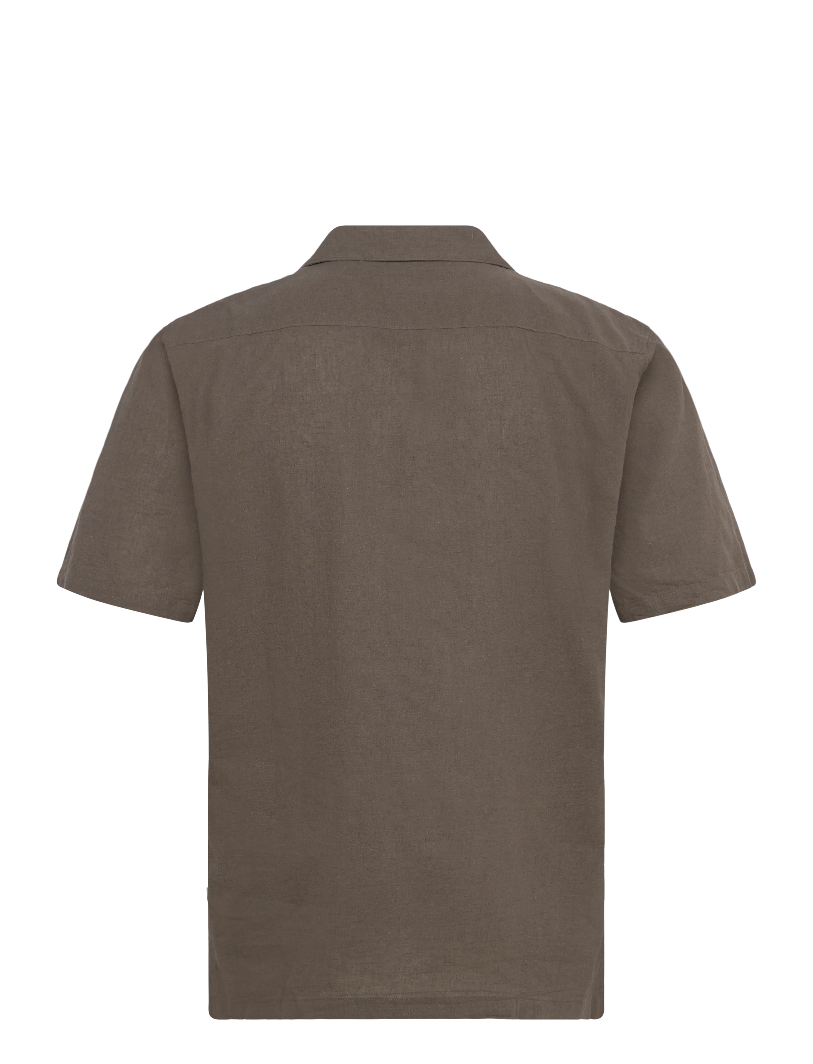 Lindbergh - Casual linen blend resort S/S - kurzarmhemden - dusty stone - 2