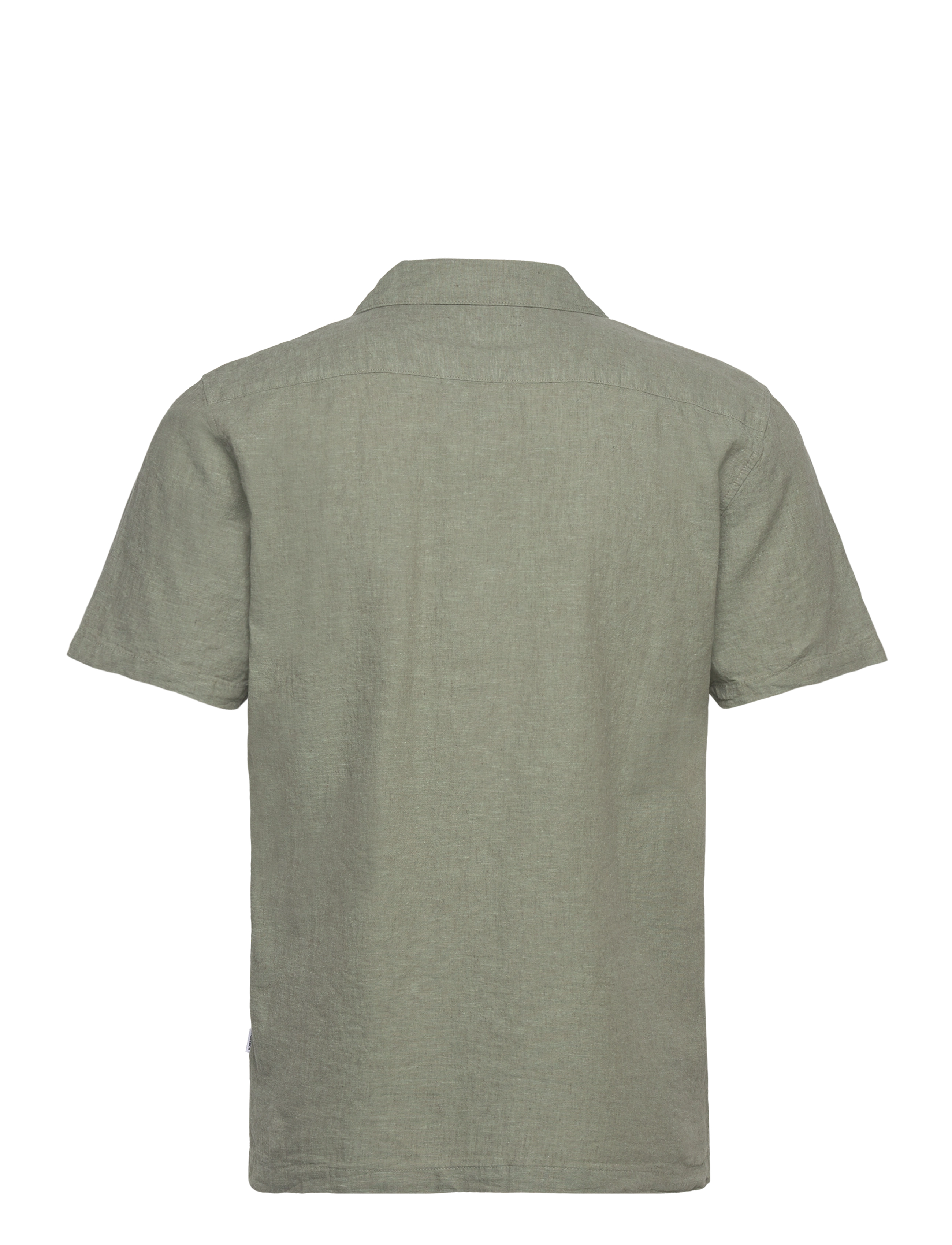 Lindbergh - Casual linen blend resort S/S - lühikeste varrukatega särgid - faded green - 2