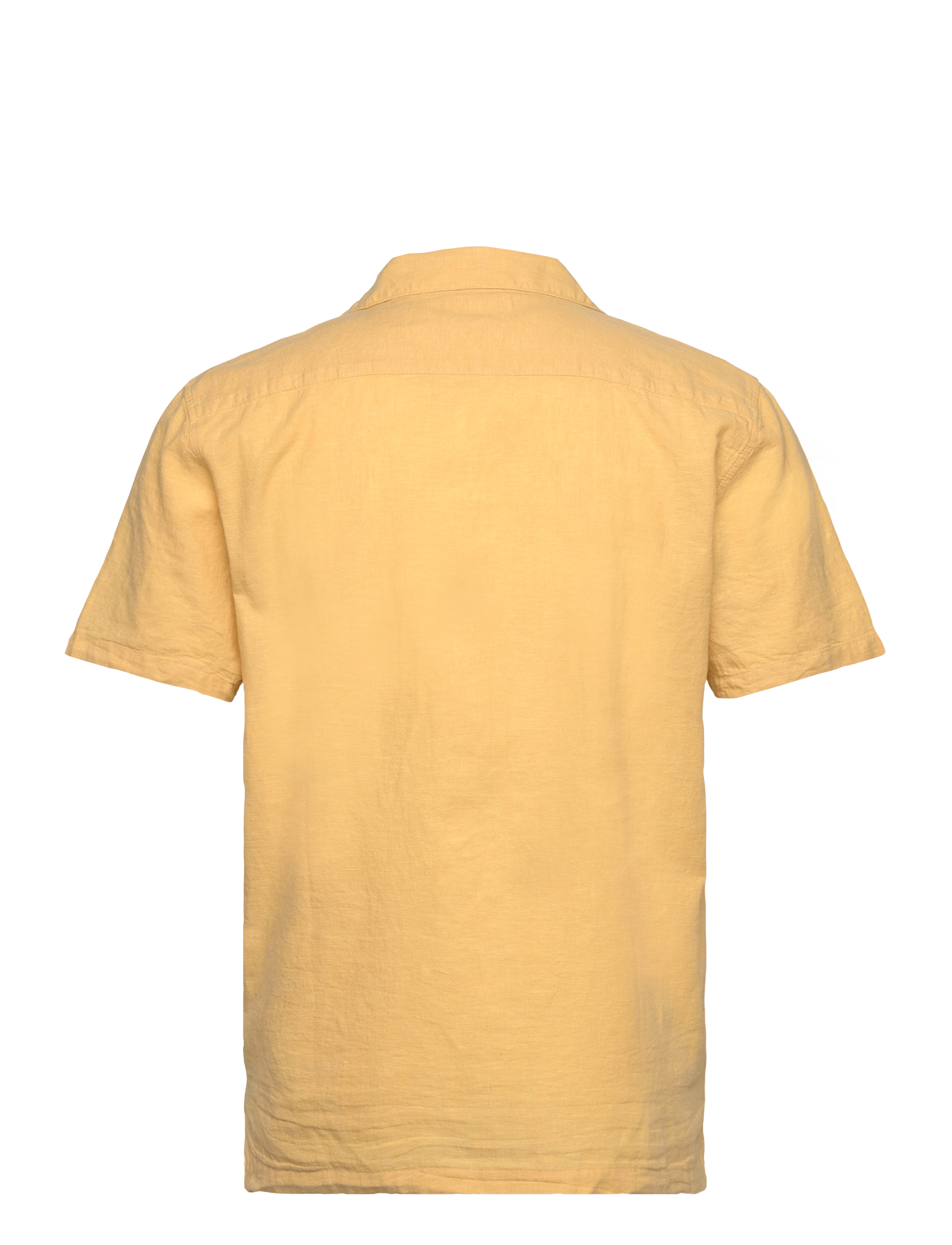 Lindbergh - Casual linen blend resort S/S - kortærmede skjorter - faded yellow - 2