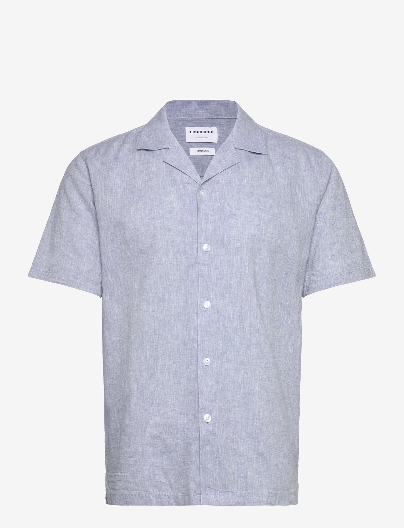 Lindbergh - Casual linen blend resort S/S - hørskjorter - light blue - 1