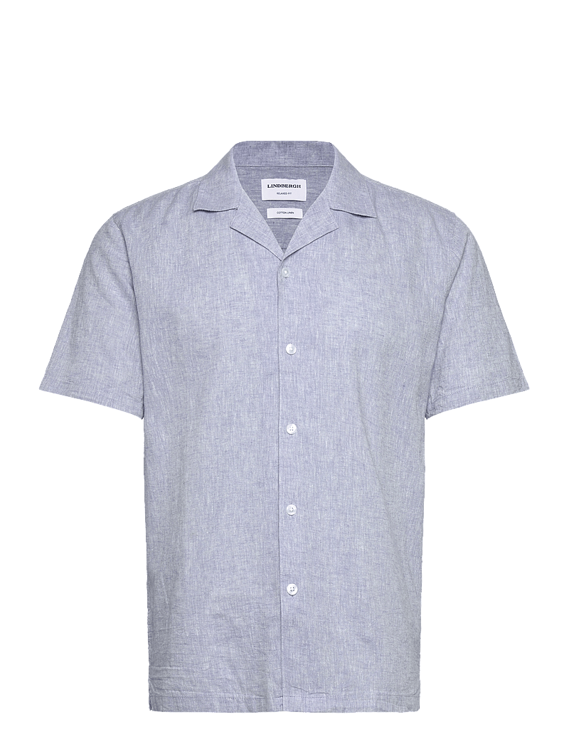Lindbergh - Casual linen blend resort S/S - hørskjorter - light blue - 1