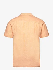 Lindbergh - Casual linen blend resort S/S - linen shirts - lt orange - 1