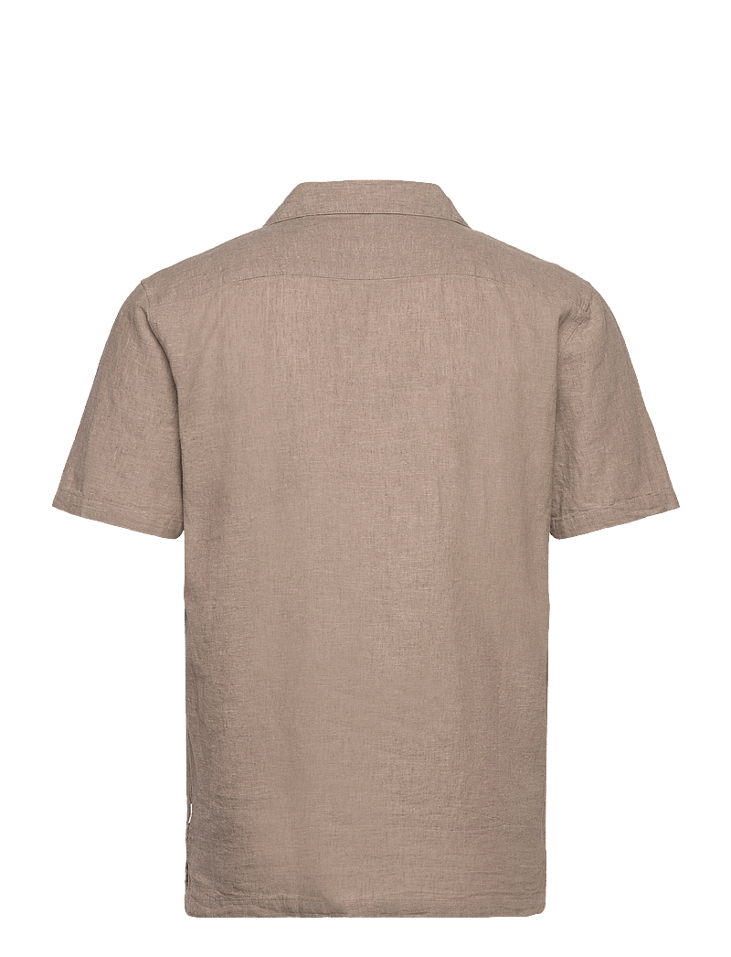 Lindbergh - Casual linen blend resort S/S - leinenhemden - mid stone - 2