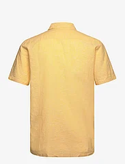Lindbergh - Casual linen blend resort S/S - lininiai marškiniai - mid yellow - 1