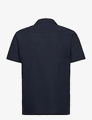 Lindbergh - Casual linen blend resort S/S - linen shirts - navy - 1