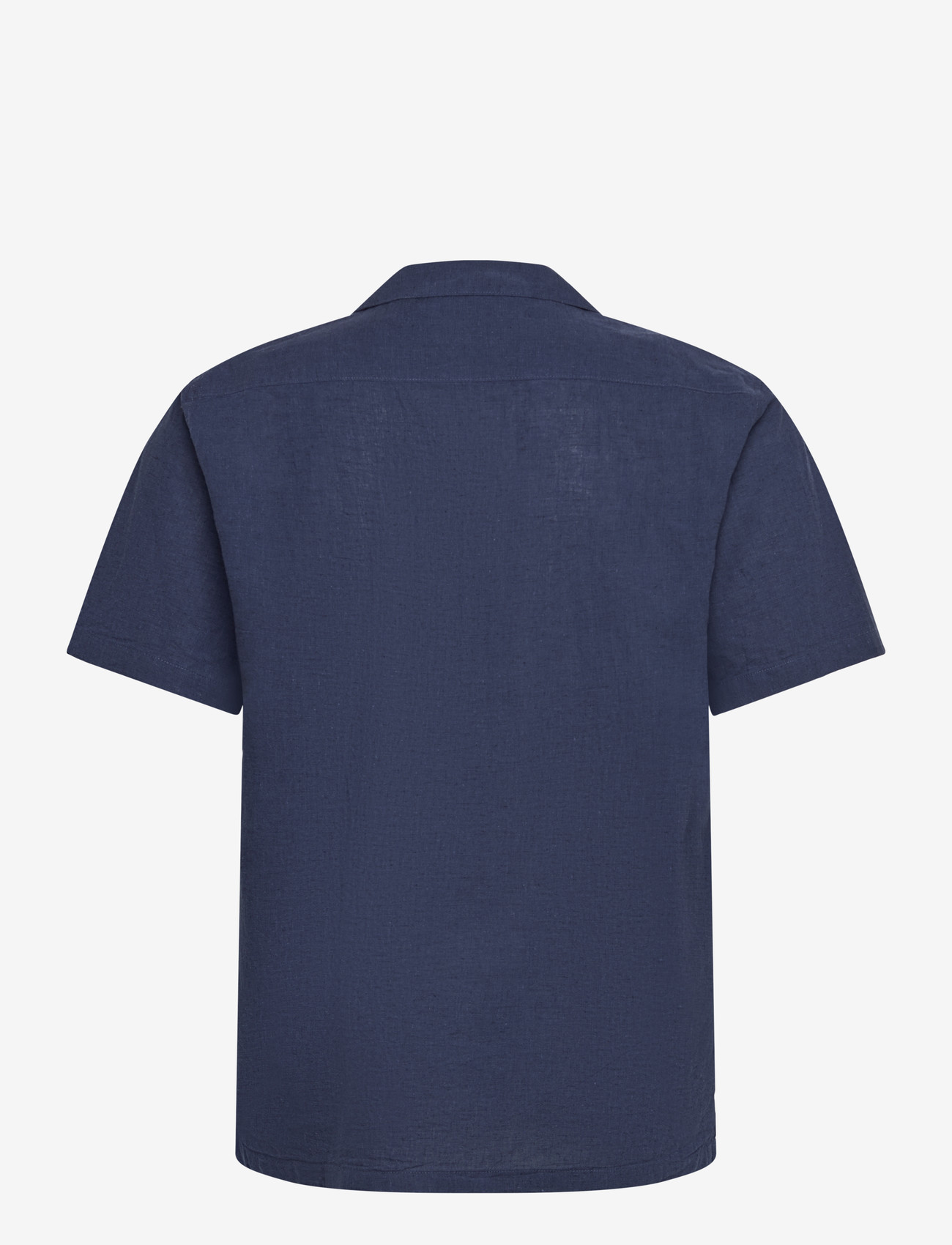 Lindbergh - Casual linen blend resort S/S - kortærmede skjorter - navy - 2