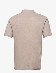 Lindbergh - Casual linen blend resort S/S - linen shirts - sand - 1