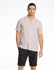 Lindbergh - Casual linen blend resort S/S - linen shirts - sand - 2