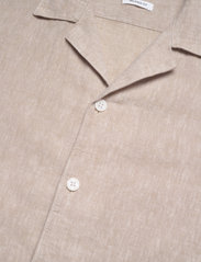 Lindbergh - Casual linen blend resort S/S - linen shirts - sand - 4