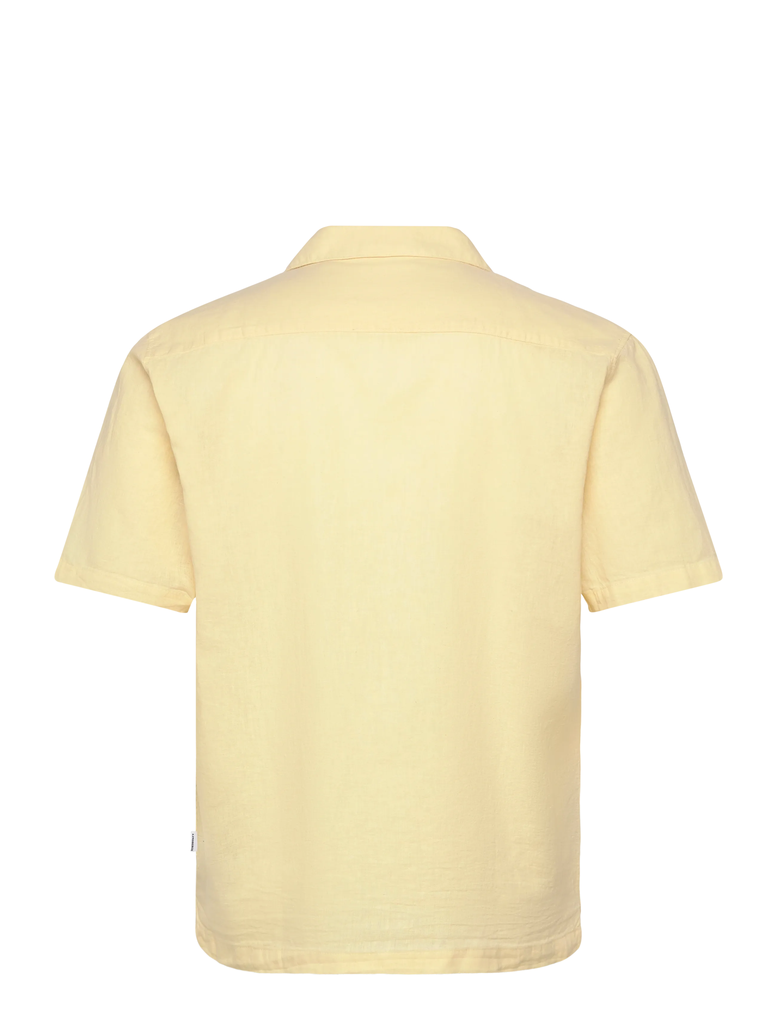 Lindbergh - Casual linen blend resort S/S - kortärmade skjortor - soft yellow - 2