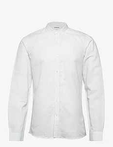 Mandarin linen blend shirt L/S, Lindbergh