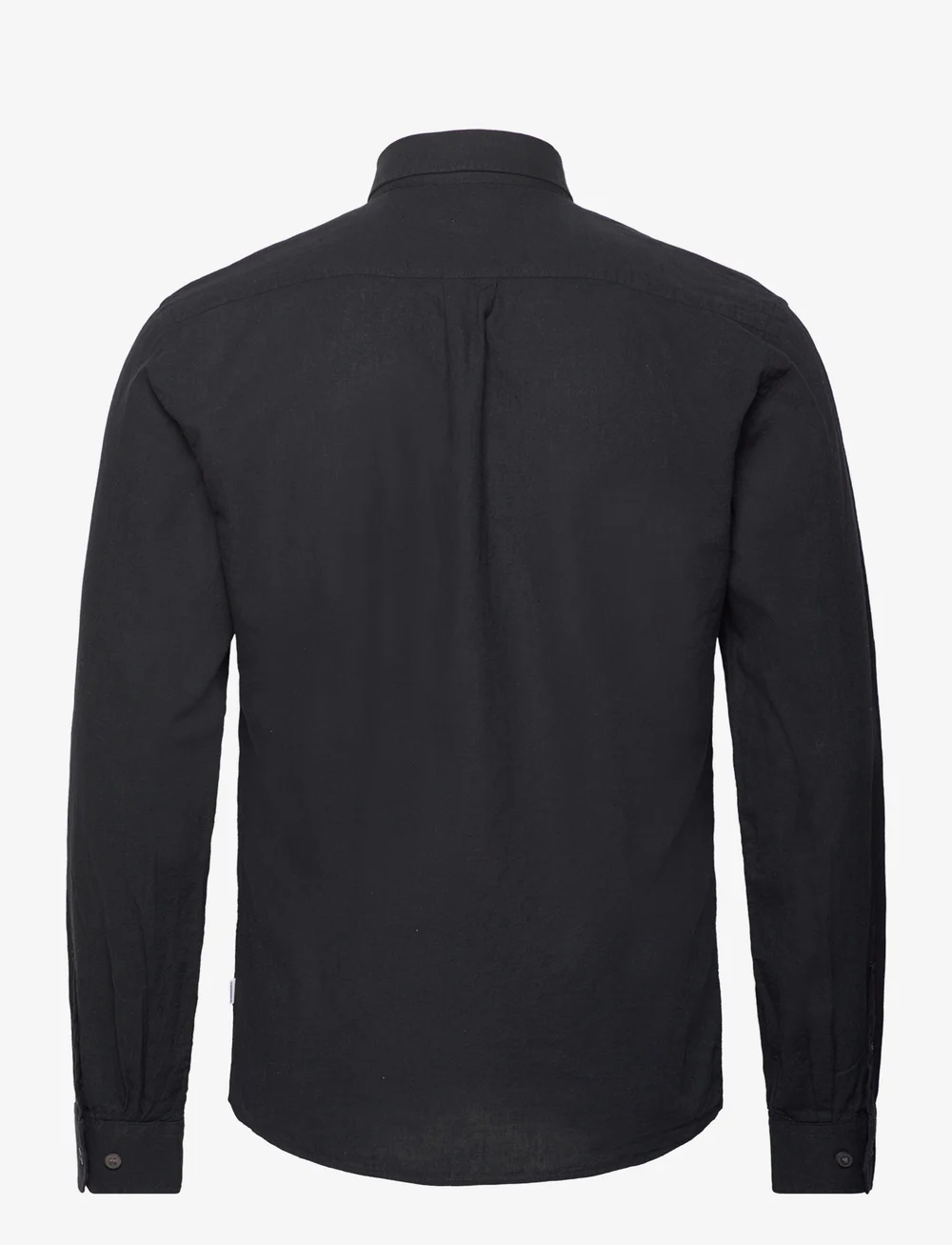 Lindbergh - Linen/cotton shirt L/S - linen shirts - black - 2