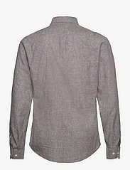 Lindbergh - Linen/cotton shirt L/S - linen shirts - dk stone - 1