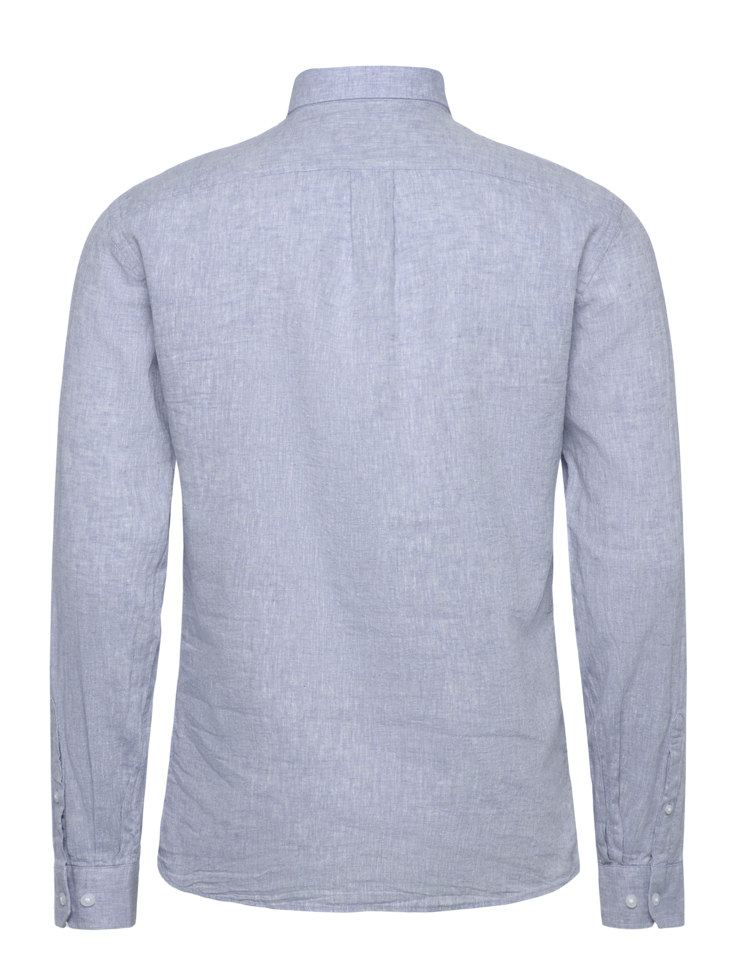Lindbergh - Linen/cotton shirt L/S - leinenhemden - lt blue - 2