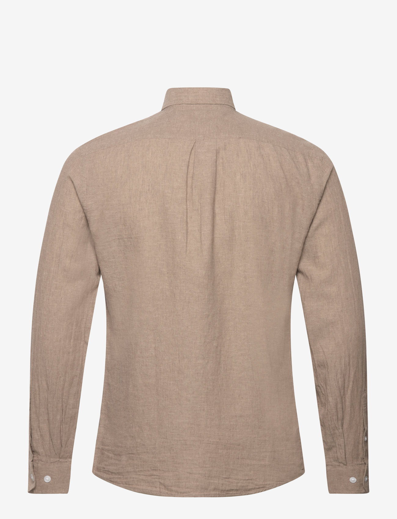Lindbergh - Linen/cotton shirt L/S - leinenhemden - mid stone - 2