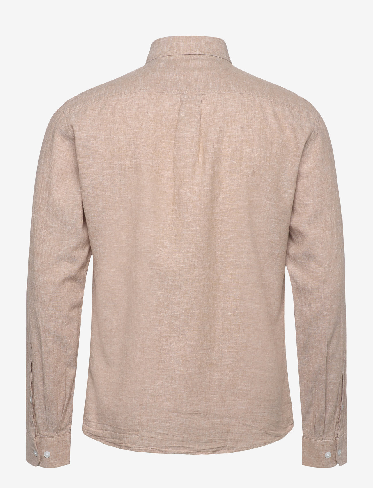 Lindbergh - Linen/cotton shirt L/S - linneskjortor - sand - 2