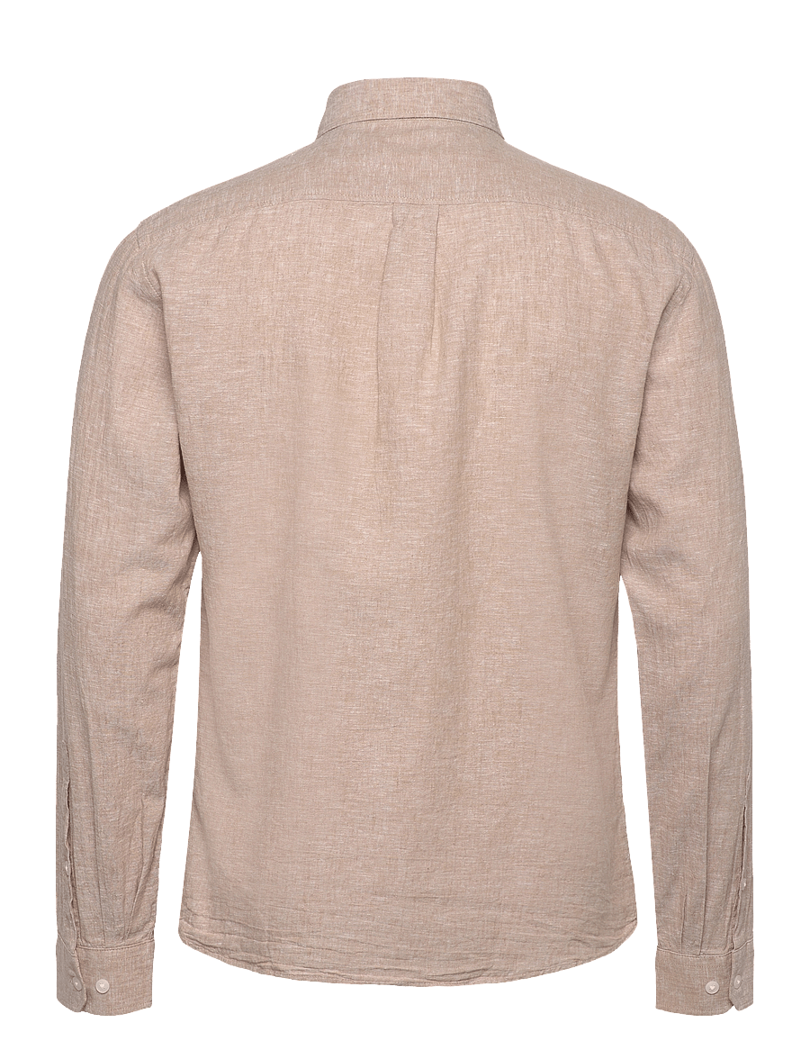Lindbergh - Linen/cotton shirt L/S - chemises de lin - sand - 2
