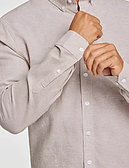 Lindbergh - Linen/cotton shirt L/S - lininiai marškiniai - sand - 2