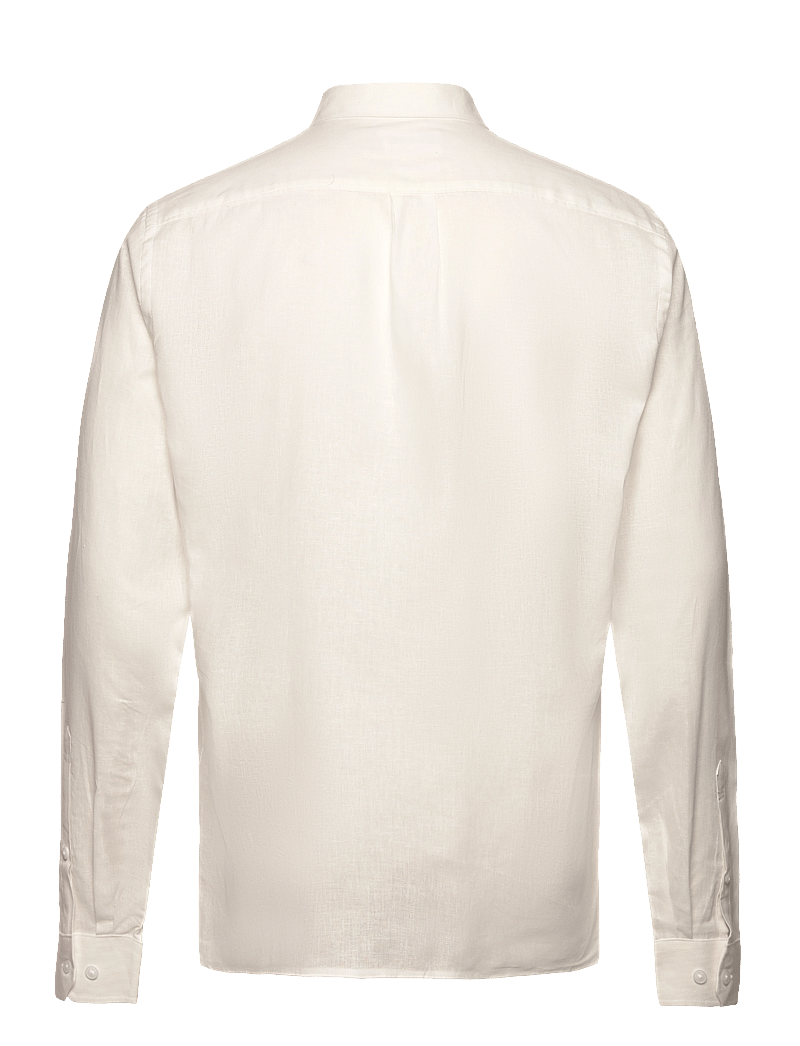 Lindbergh - Linen/cotton shirt L/S - leinenhemden - white - 2