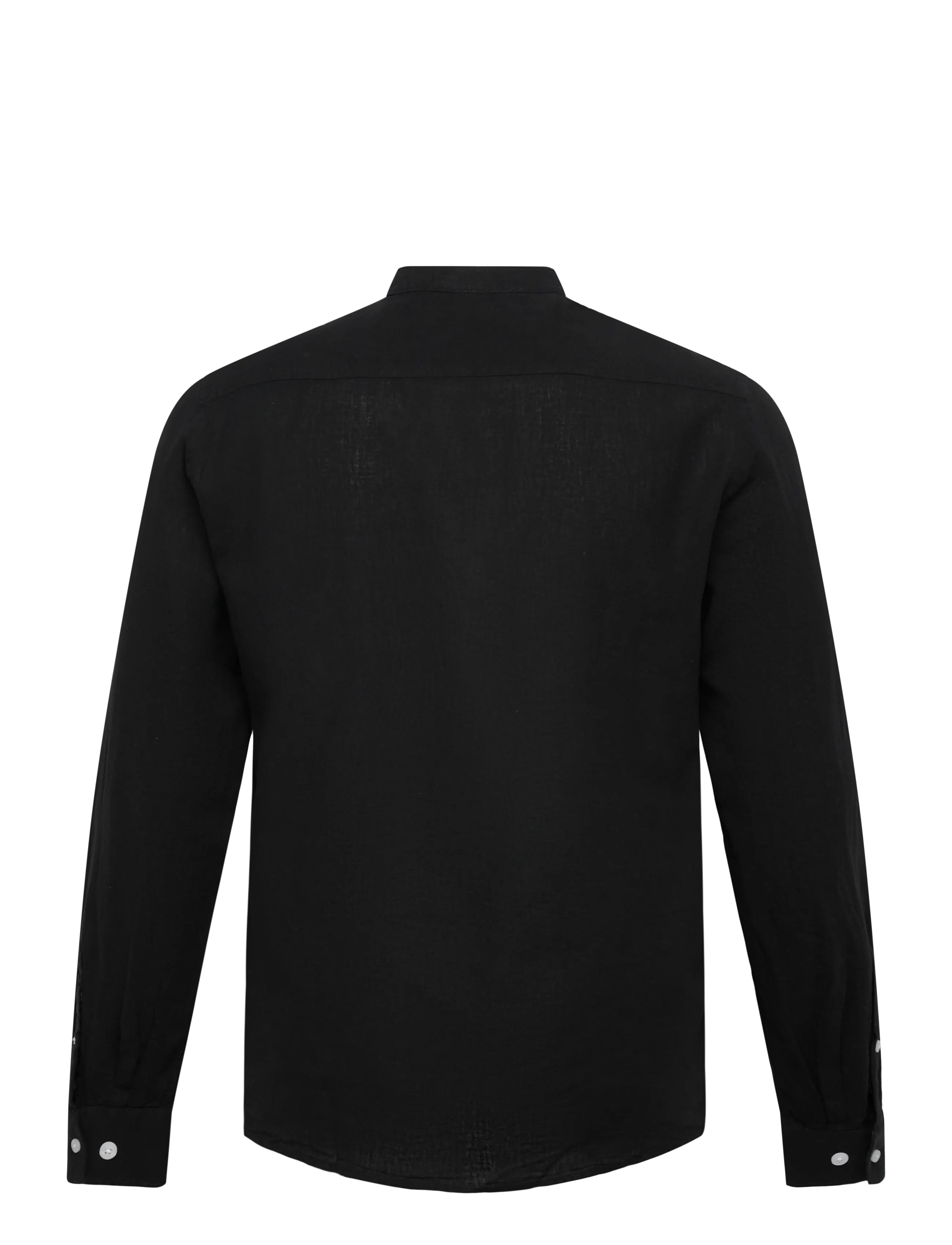 Lindbergh - Linen/cotton shirt L/S - oxfordi särgid - black - 2