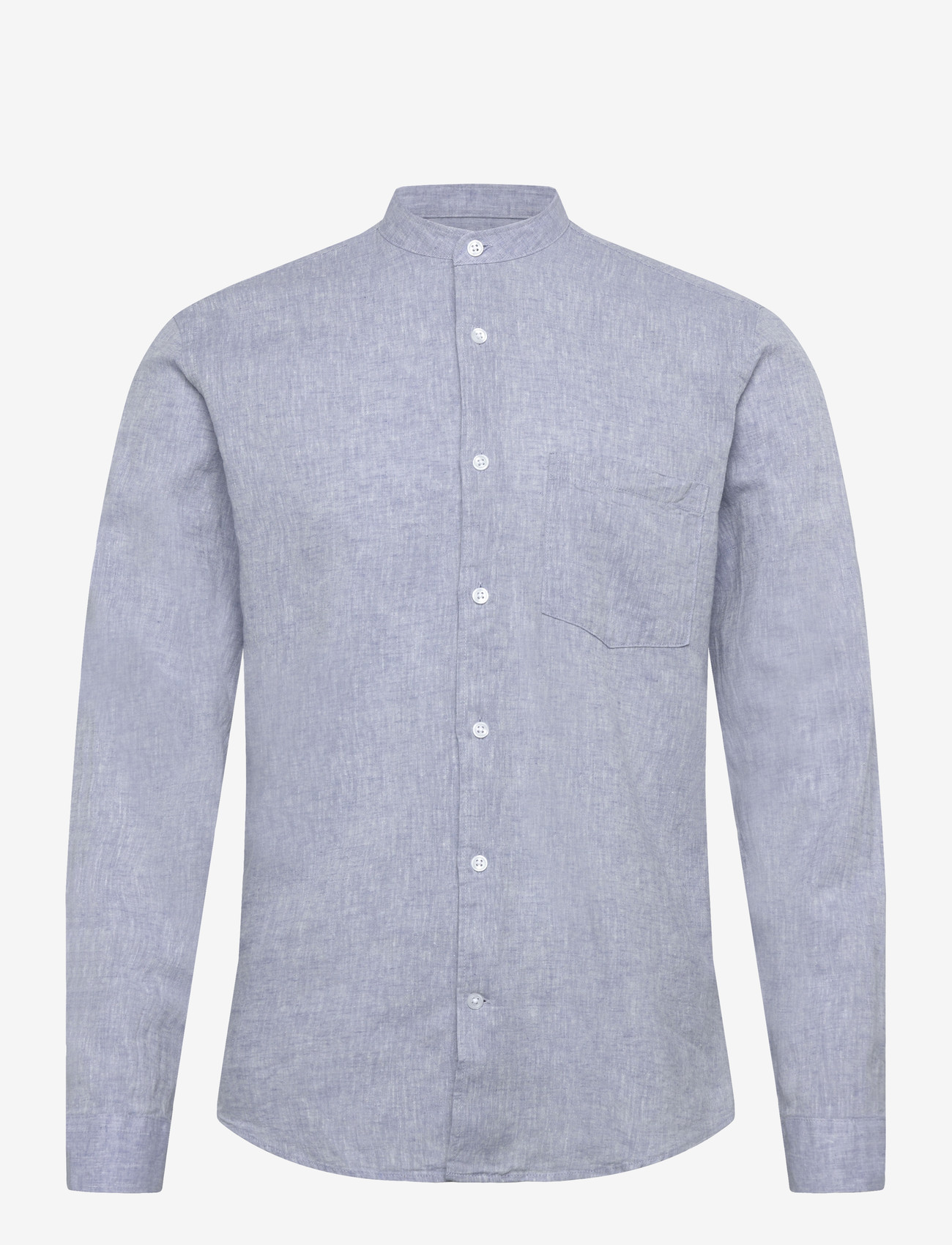 Lindbergh - Linen/cotton shirt L/S - oxford skjorter - lt blue - 1