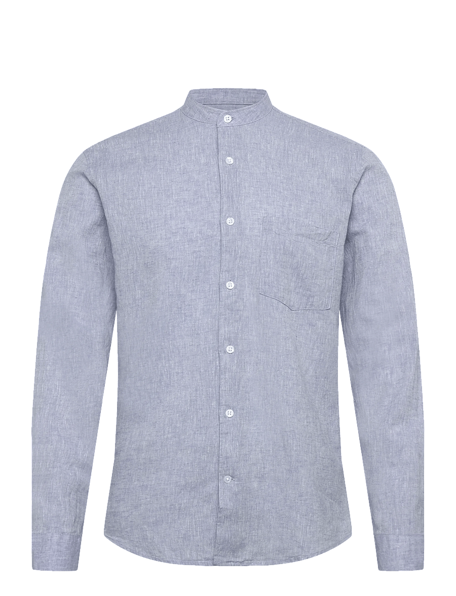 Lindbergh - Linen/cotton shirt L/S - oxford-hemden - lt blue - 1
