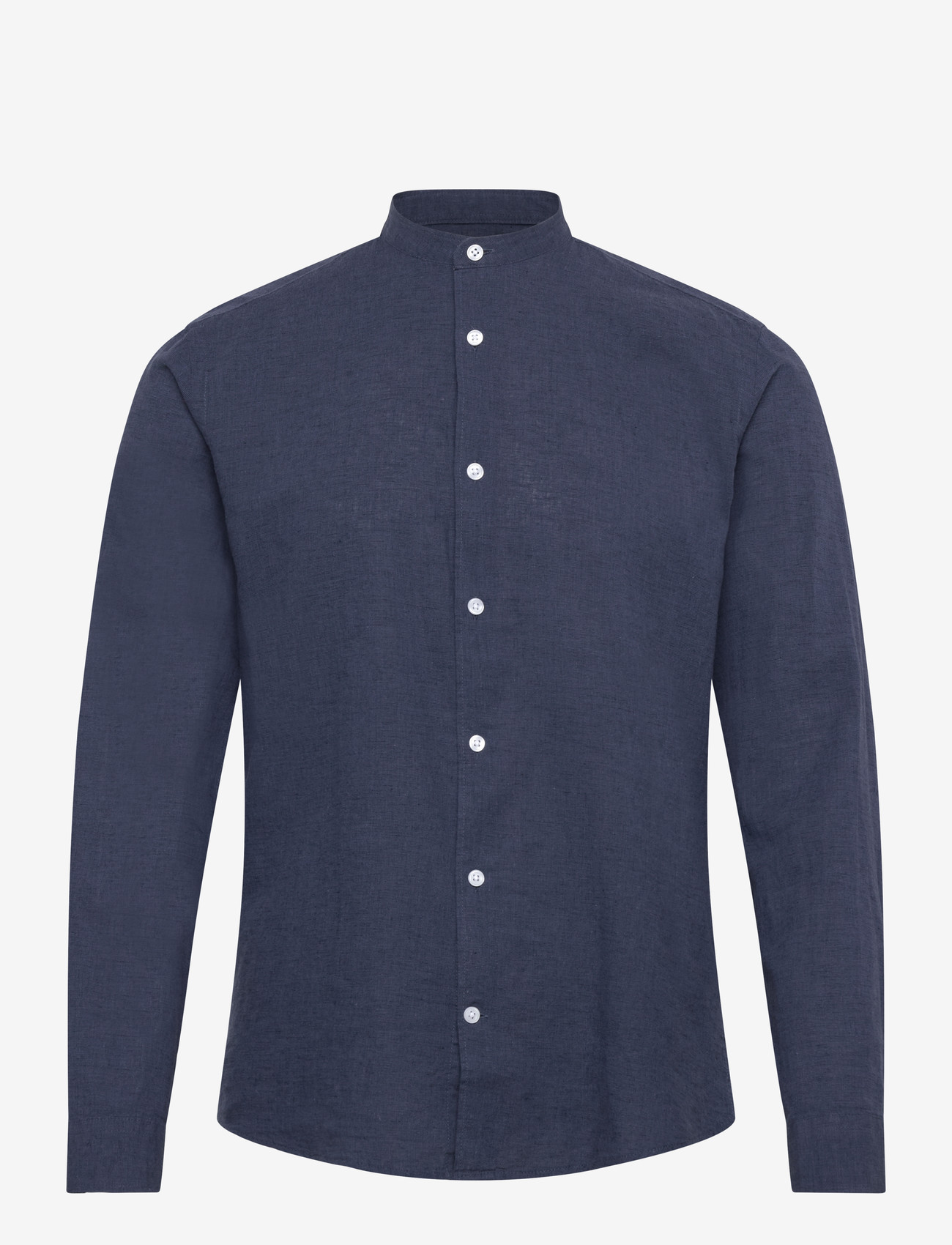 Lindbergh - Linen/cotton shirt L/S - oxford-hemden - navy - 1