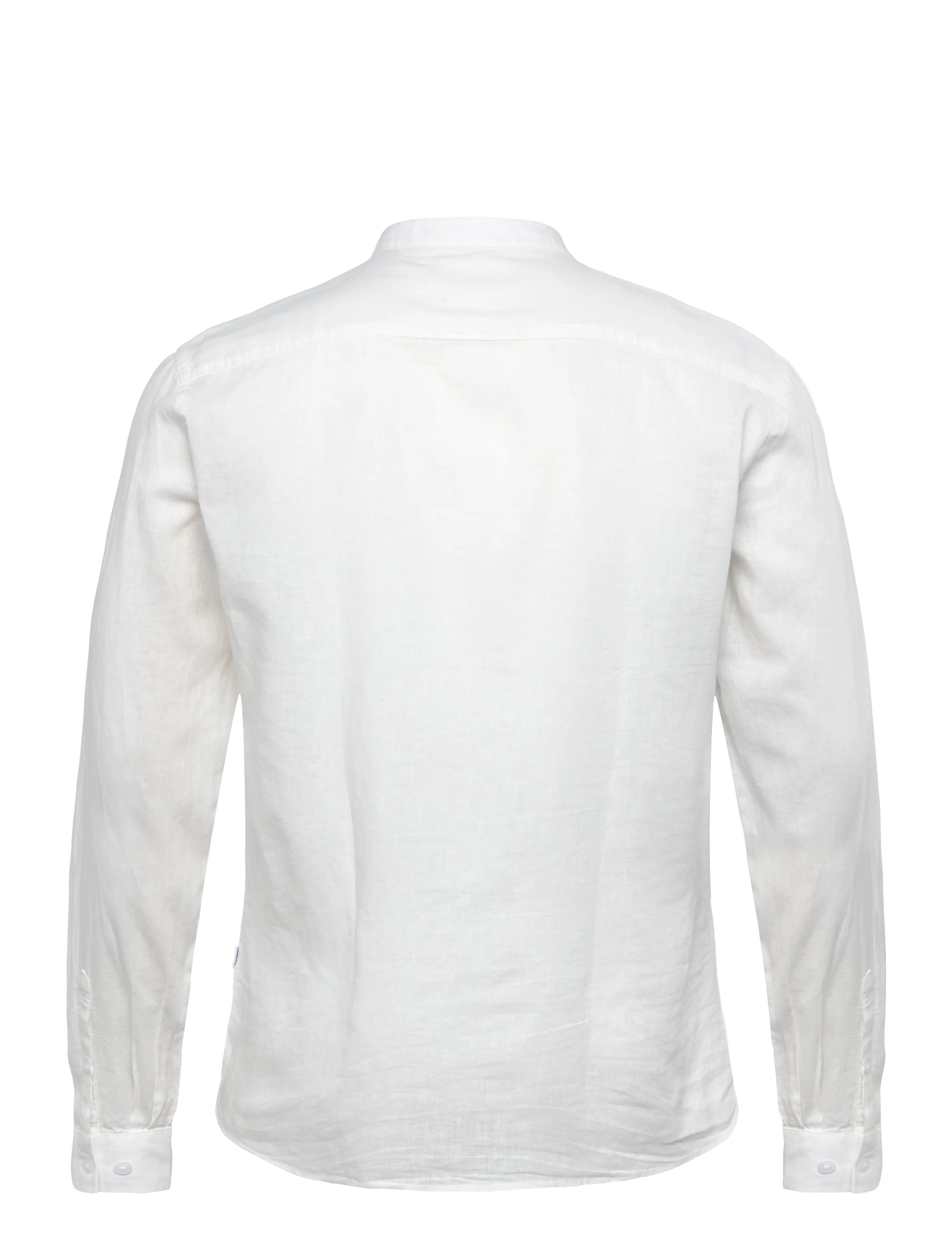 Lindbergh - Linen/cotton shirt L/S - oxfordi särgid - white - 2