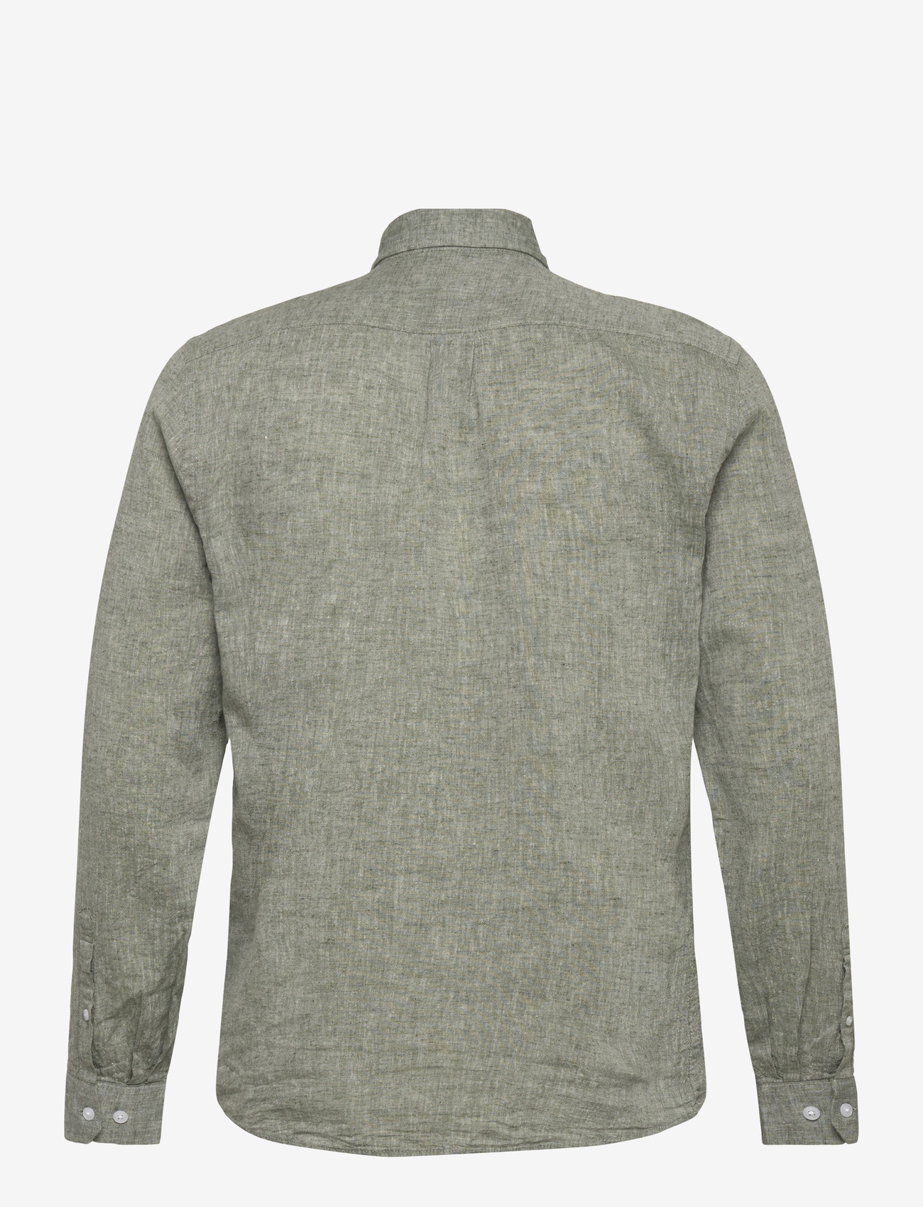 Lindbergh - Linen/cotton shirt L/S - oxford skjorter - army - 2