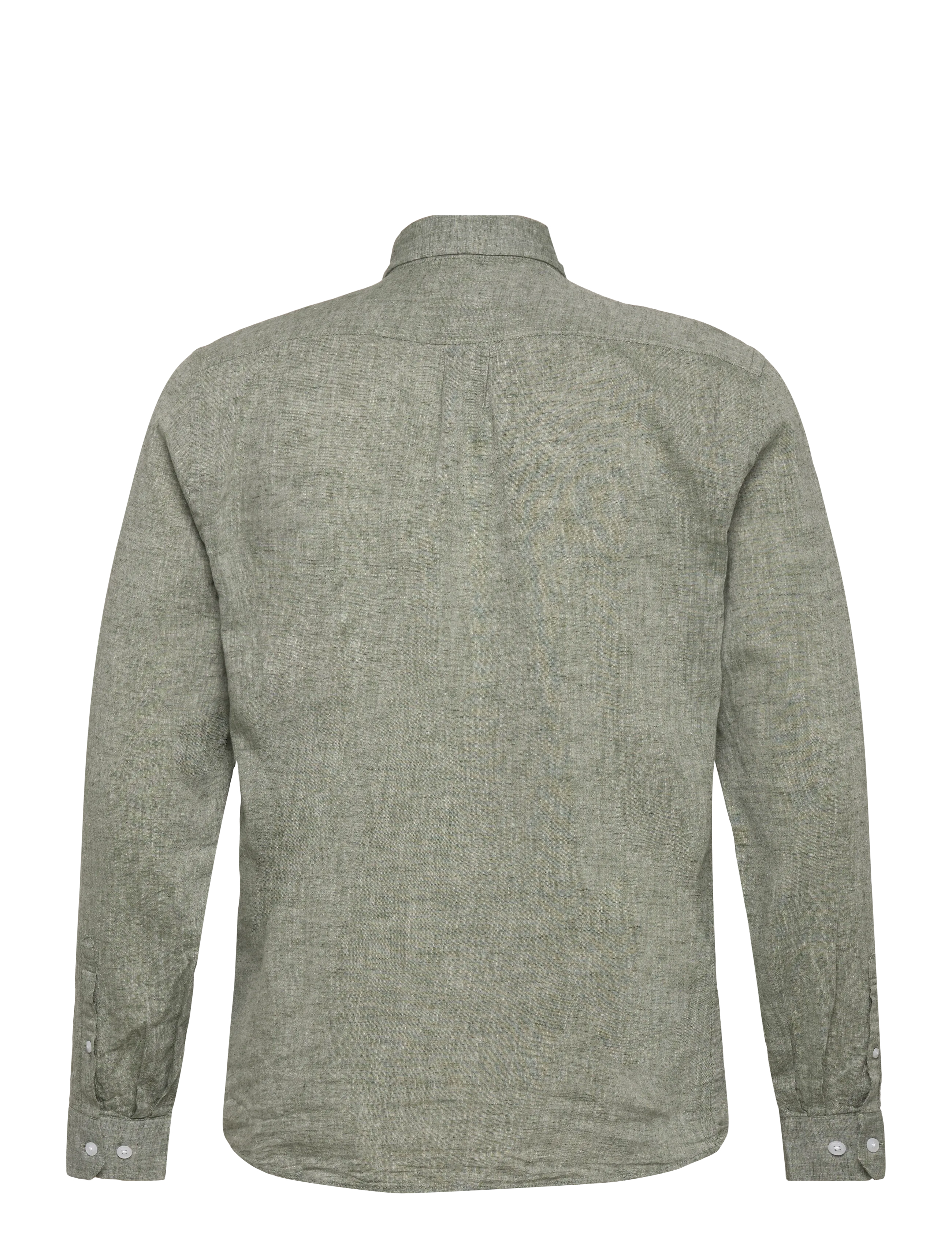 Lindbergh - Linen/cotton shirt L/S - chemises oxford - army - 2