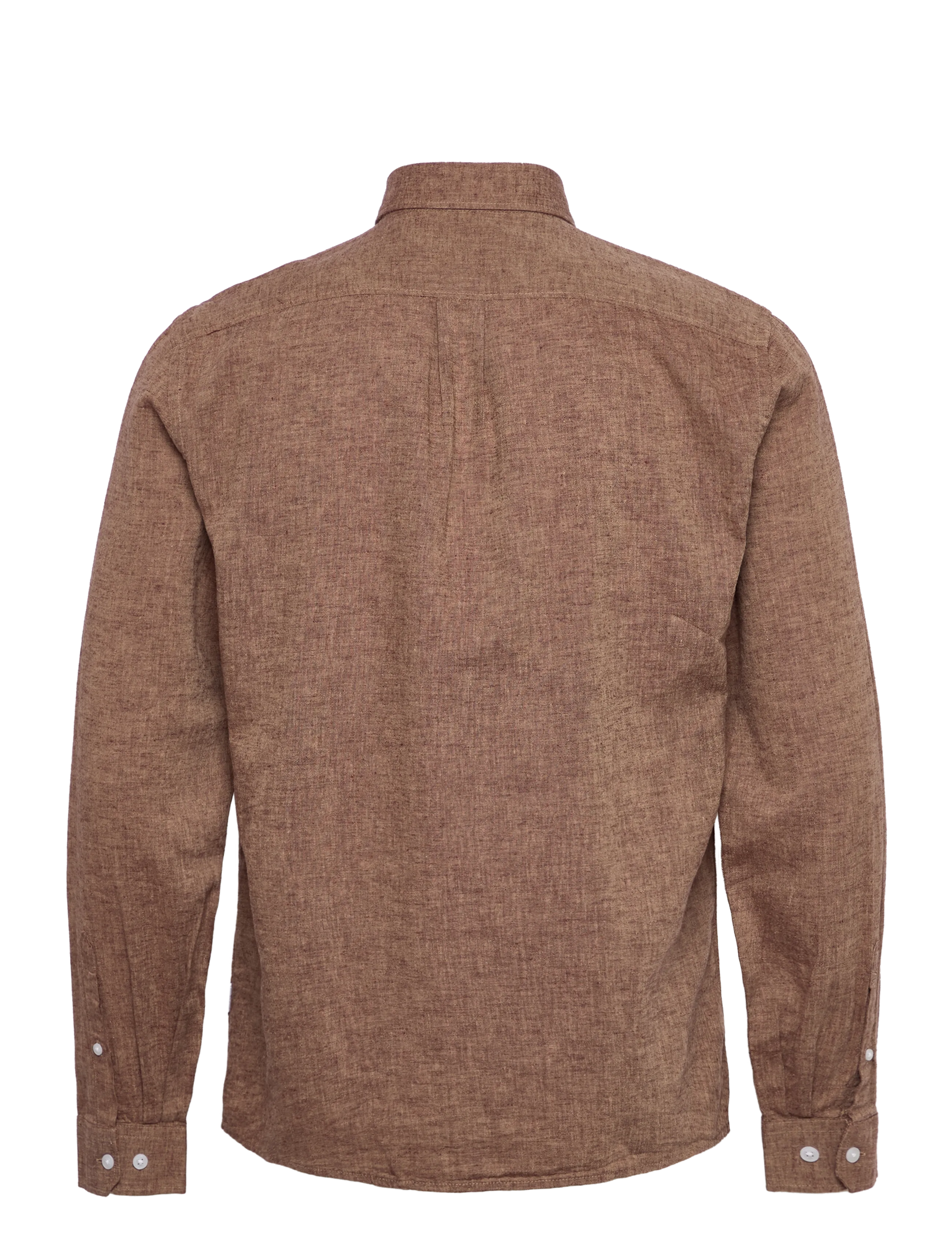 Lindbergh - Linen/cotton shirt L/S - oxfordi särgid - brown - 2