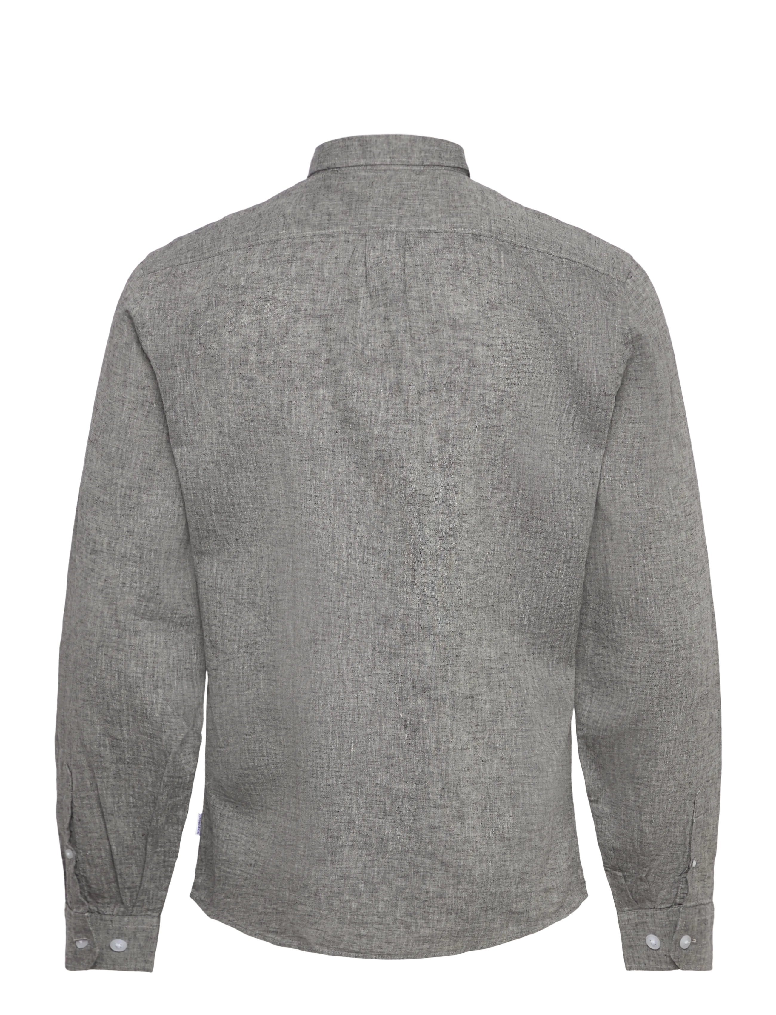 Lindbergh - Linen/cotton shirt L/S - oxfordi särgid - dusty grey - 2