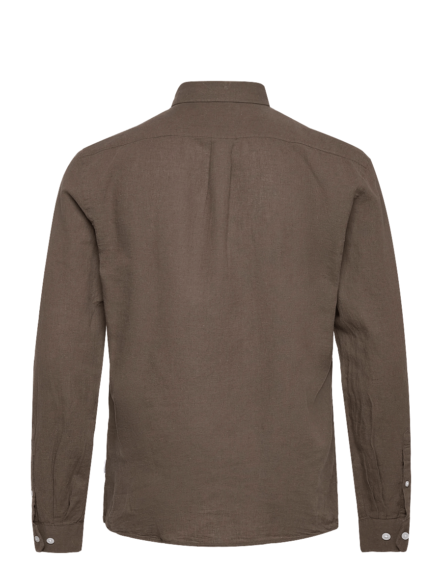 Lindbergh - Linen/cotton shirt L/S - oxford skjorter - dusty stone - 2