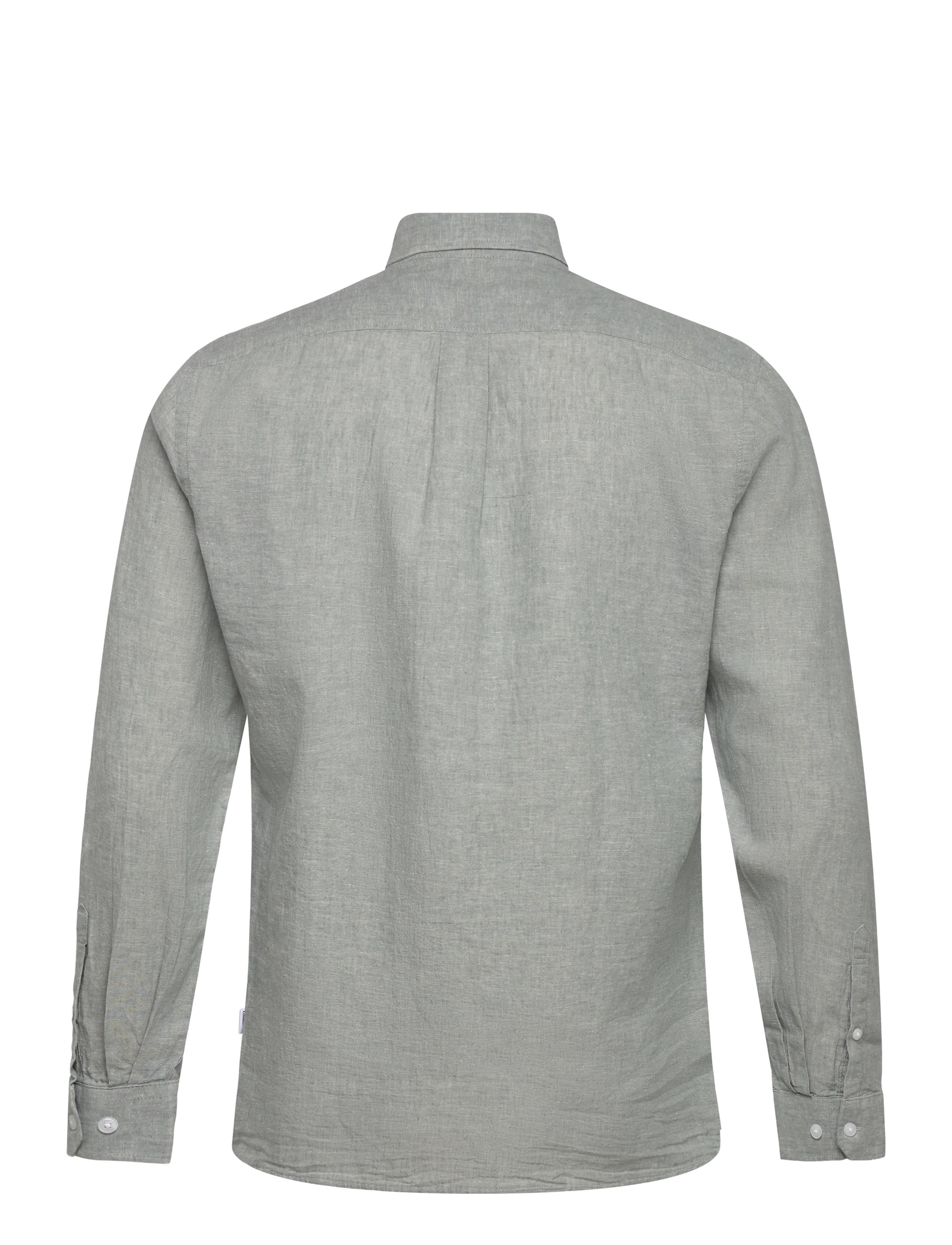 Lindbergh - Linen/cotton shirt L/S - oxford skjorter - faded aqua - 2