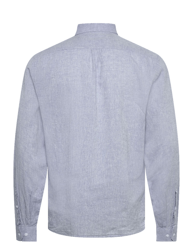 Lindbergh - Linen/cotton shirt L/S - oxford skjorter - lt blue - 2