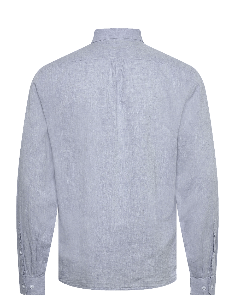 Lindbergh - Linen/cotton shirt L/S - oxford skjorter - lt blue - 2