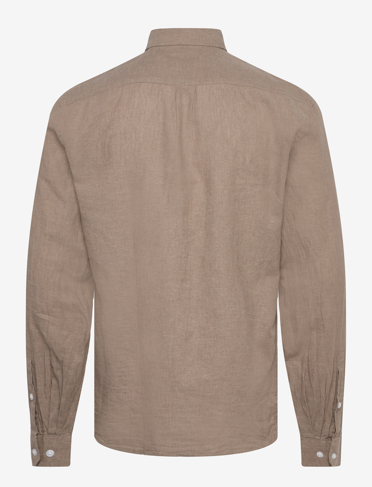 Lindbergh - Linen/cotton shirt L/S - oxford skjorter - mid stone - 2
