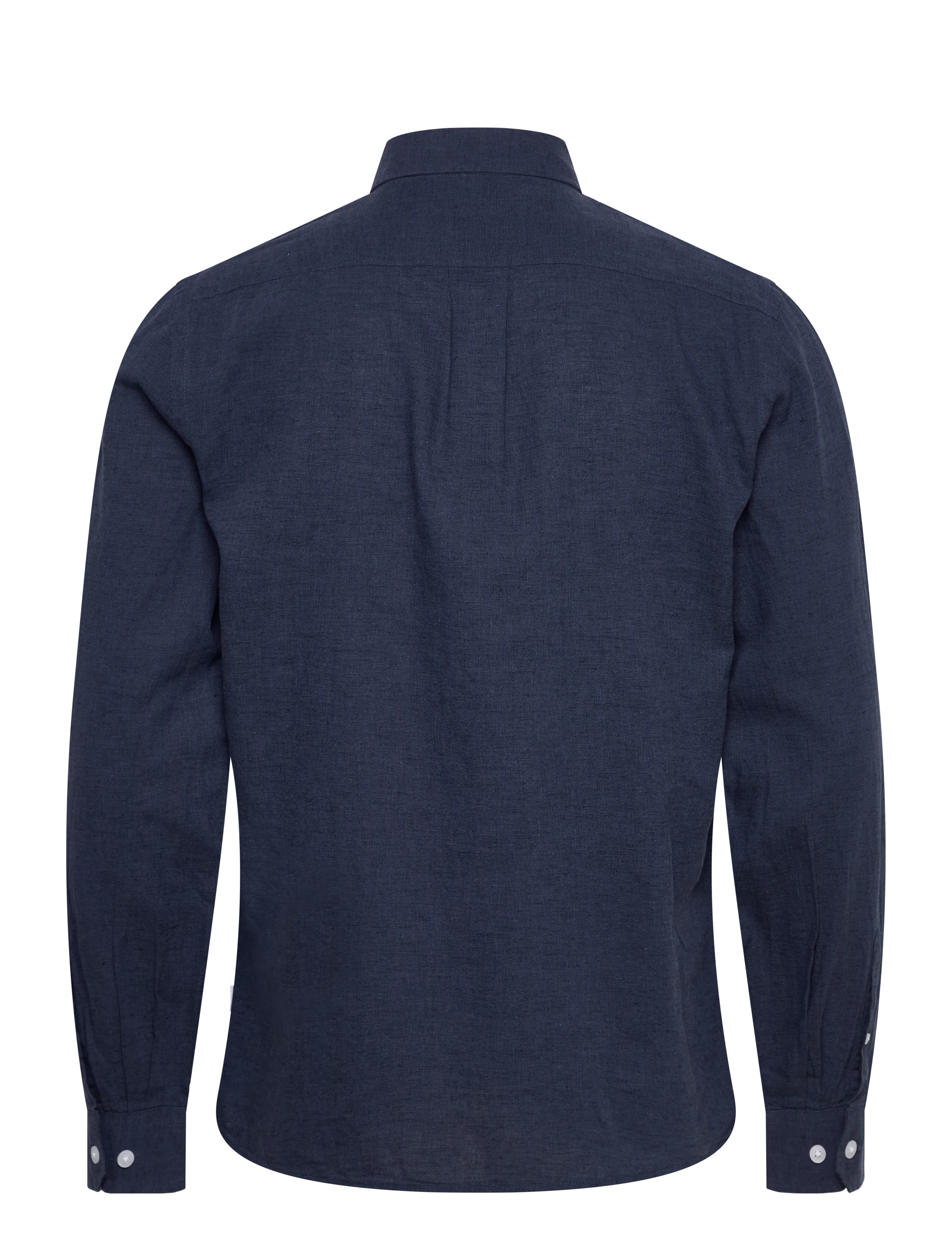 Lindbergh - Linen/cotton shirt L/S - oxford skjorter - navy - 2