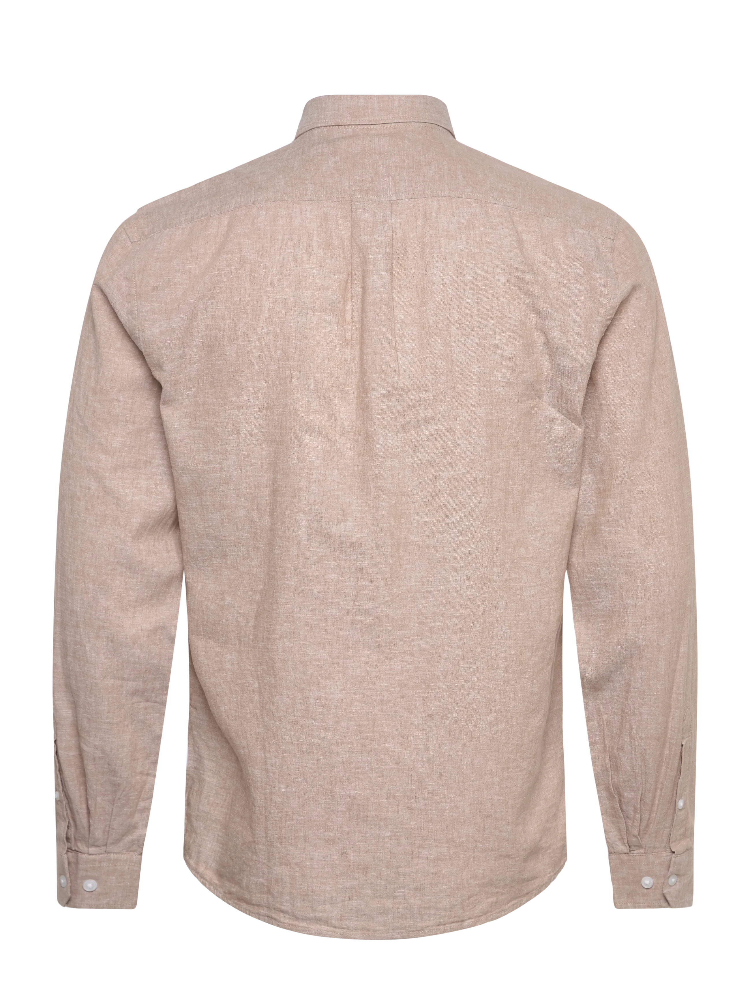 Lindbergh - Linen/cotton shirt L/S - oxford skjorter - sand - 2