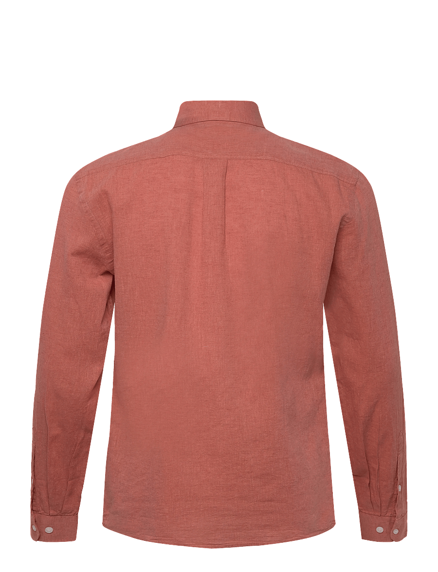 Lindbergh - Linen/cotton shirt L/S - chemises oxford - soft coral - 2