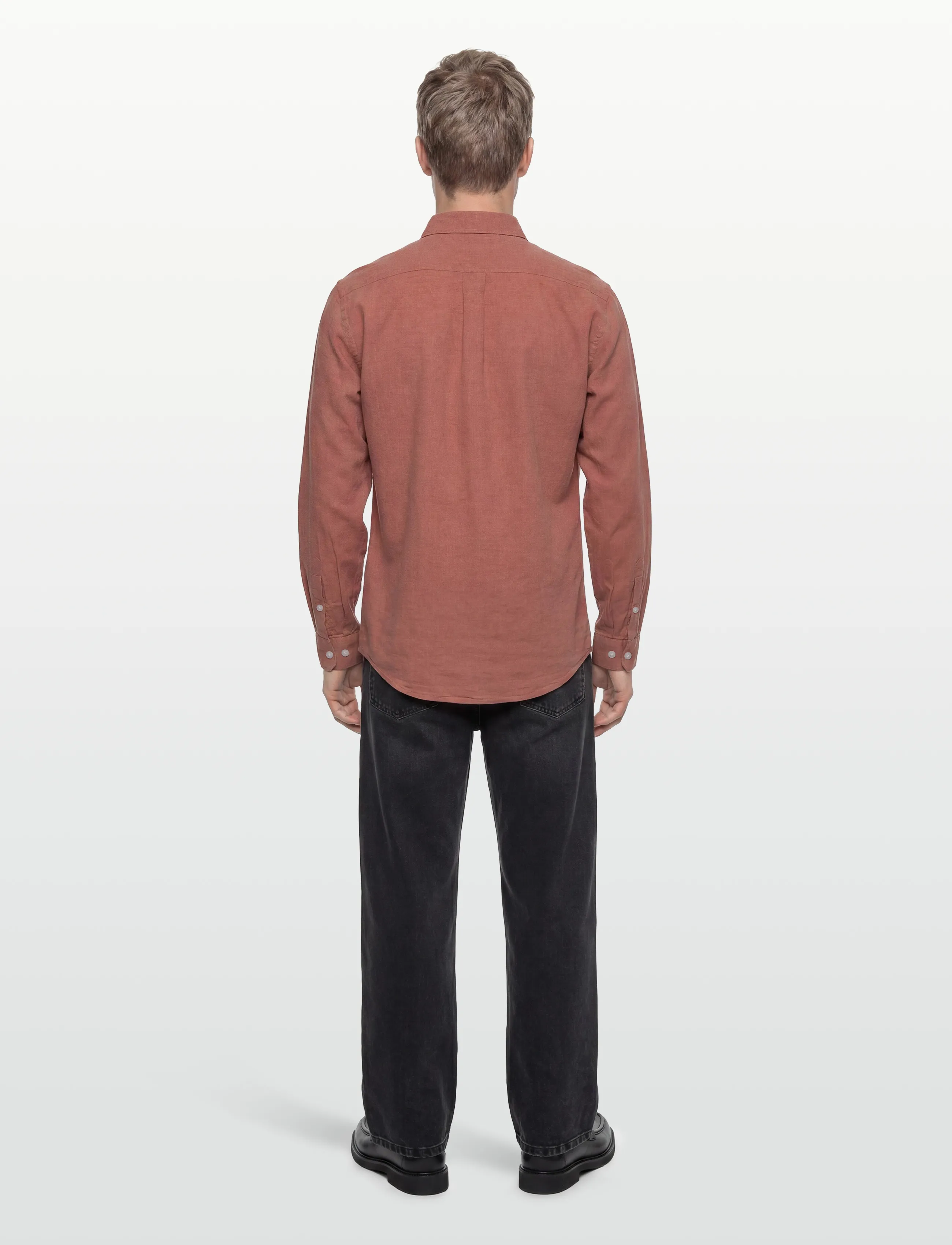 Lindbergh - Linen/cotton shirt L/S - chemises oxford - soft coral - 4