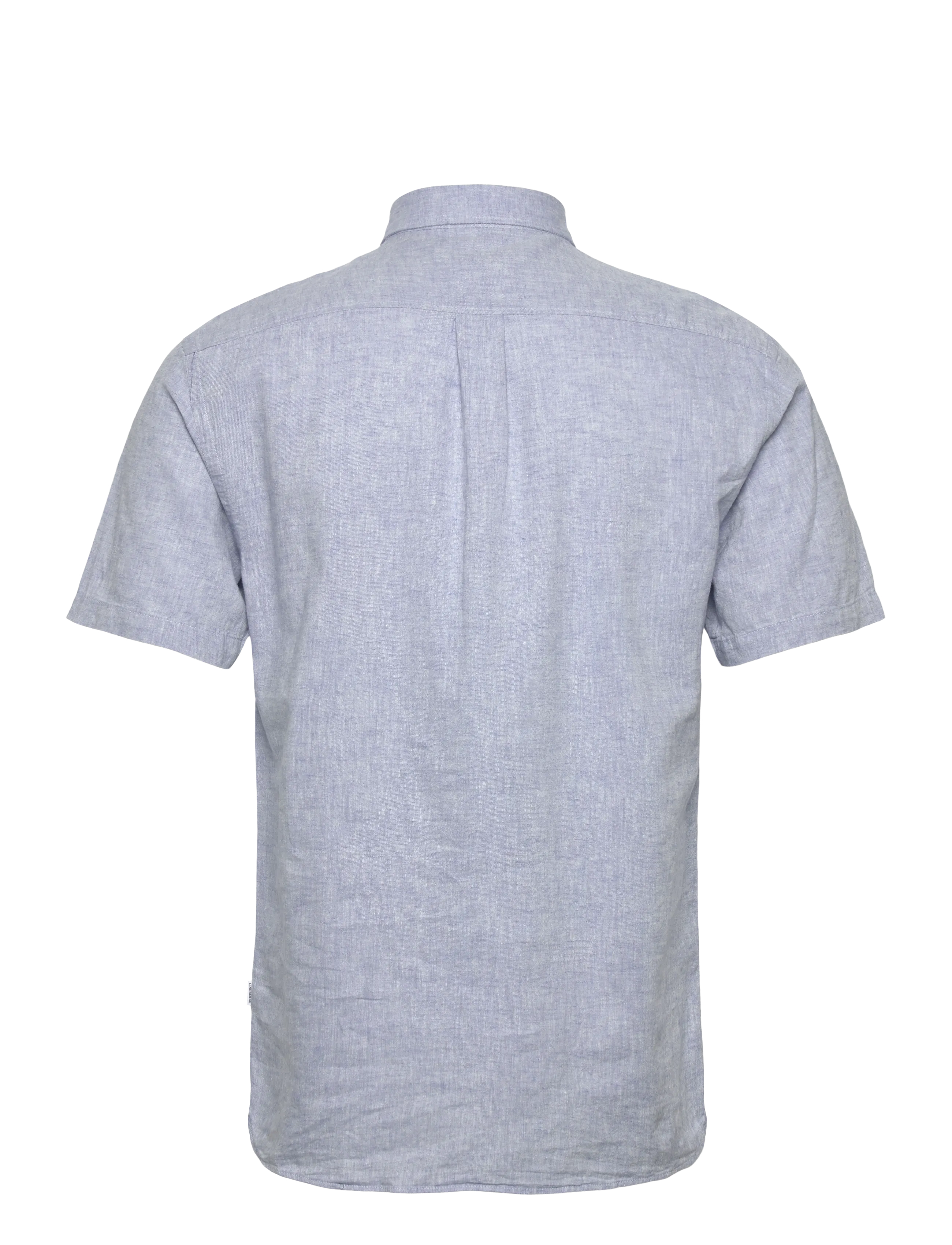 Lindbergh - Linen/cotton shirt S/S - hørskjorter - lt blue - 1