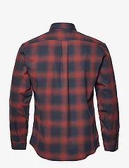 Lindbergh - Checked flannel shirt L/S - rutiga skjortor - dk red - 1