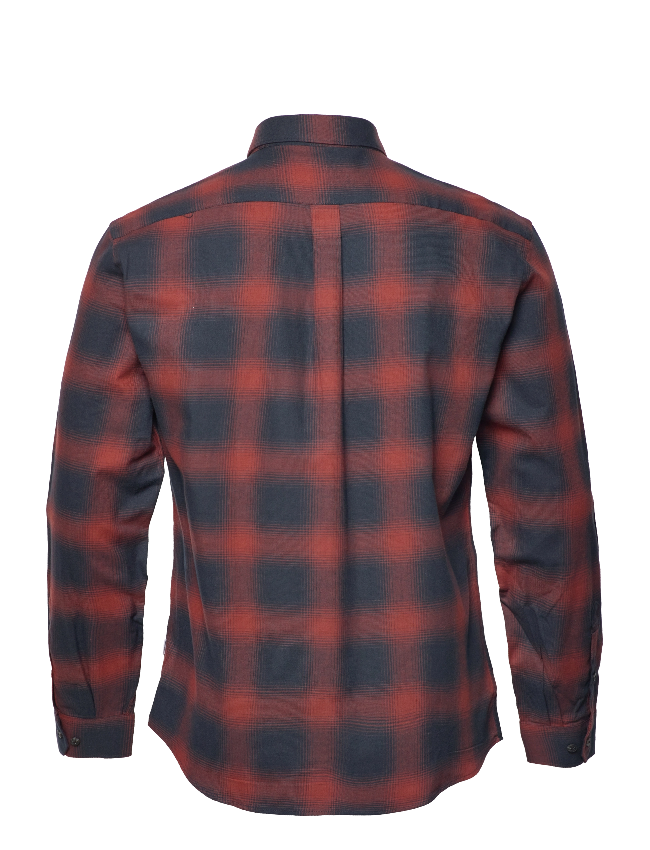 Lindbergh - Checked flannel shirt L/S - dk red - 1