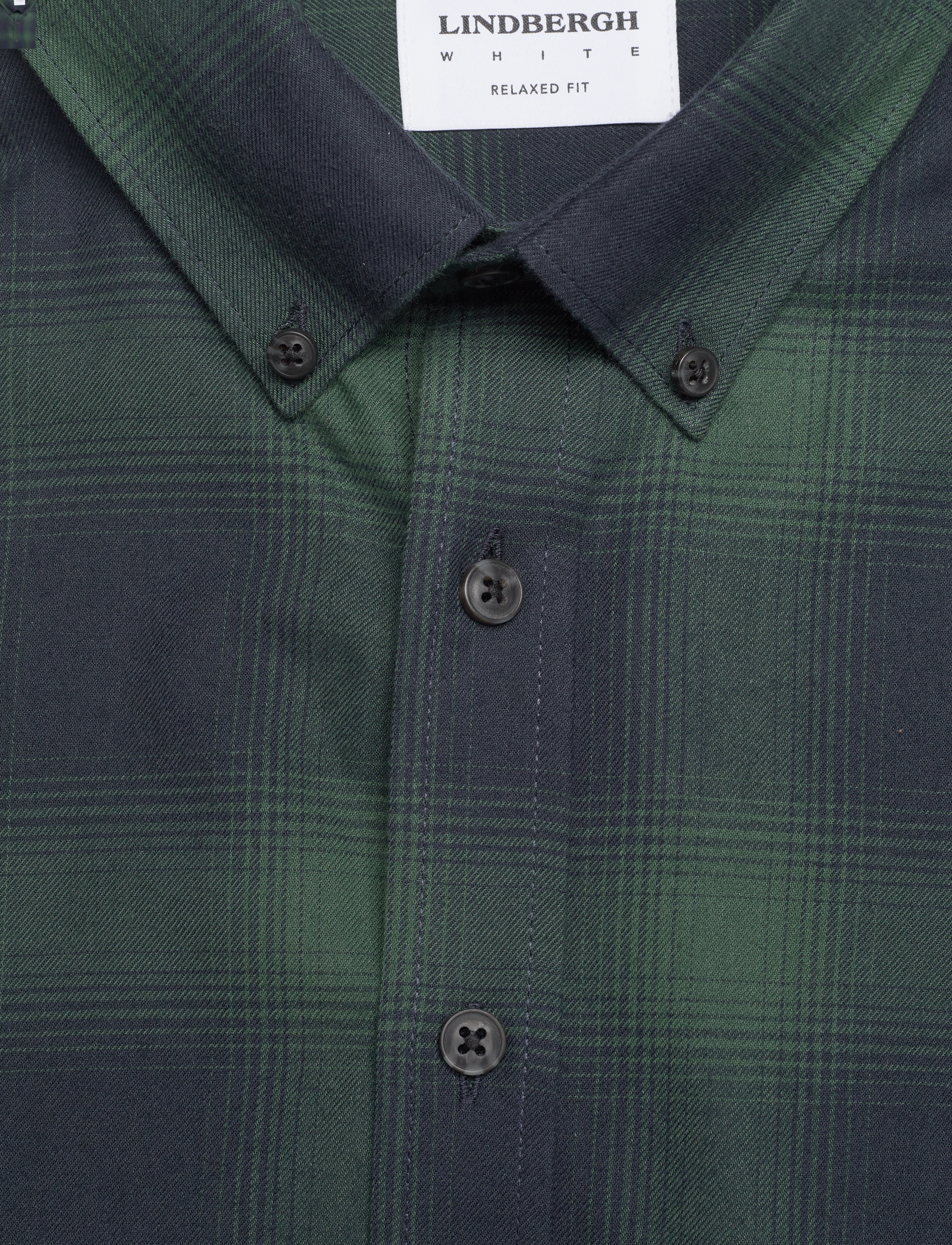 Lindbergh - Checked flannel shirt L/S - green - 4