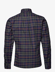 Lindbergh - Checked shirt L/S - rutiga skjortor - army - 1