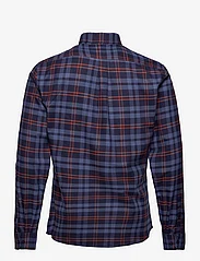 Lindbergh - Checked shirt L/S - rutiga skjortor - blue - 1
