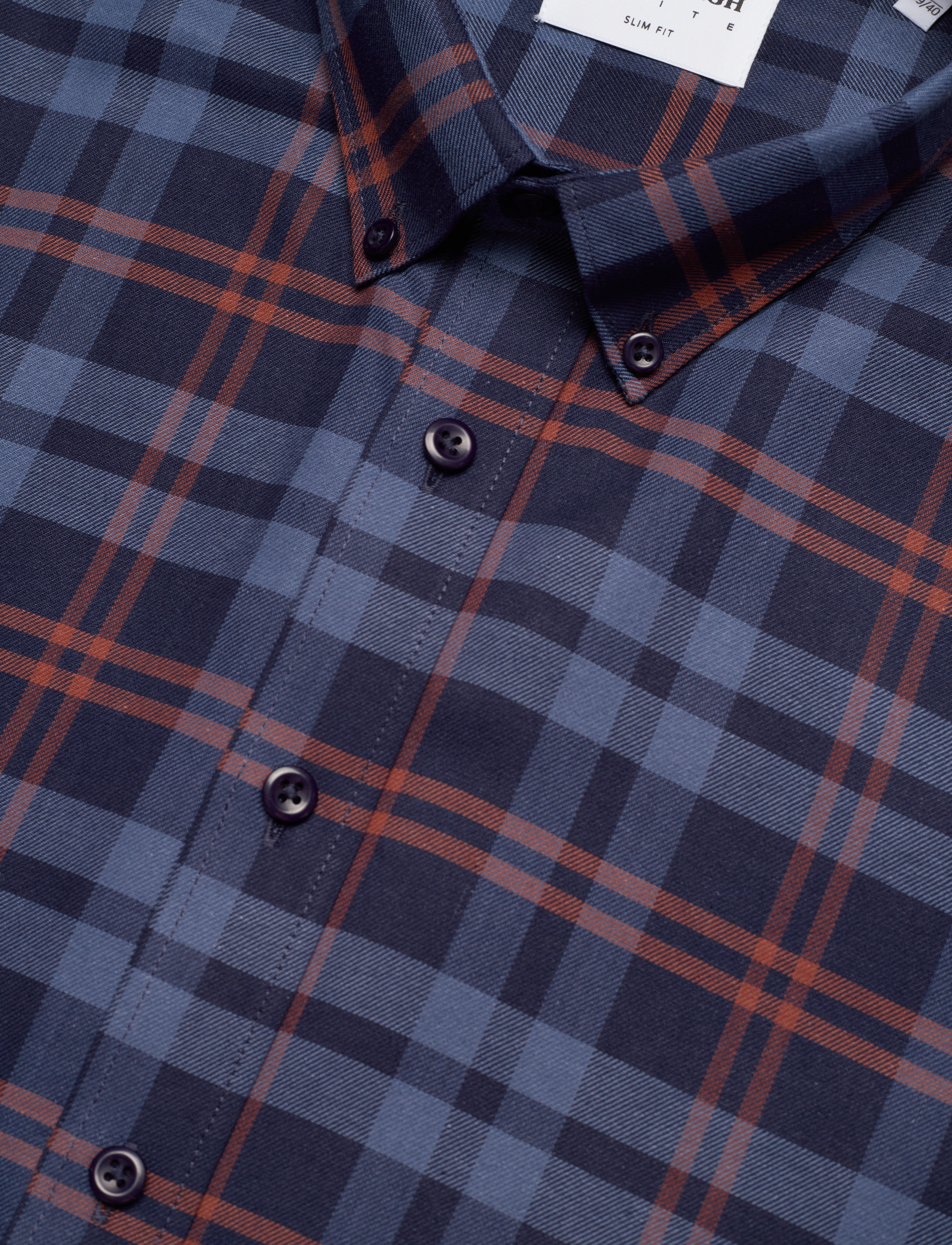 Lindbergh - Checked shirt L/S - blue - 5